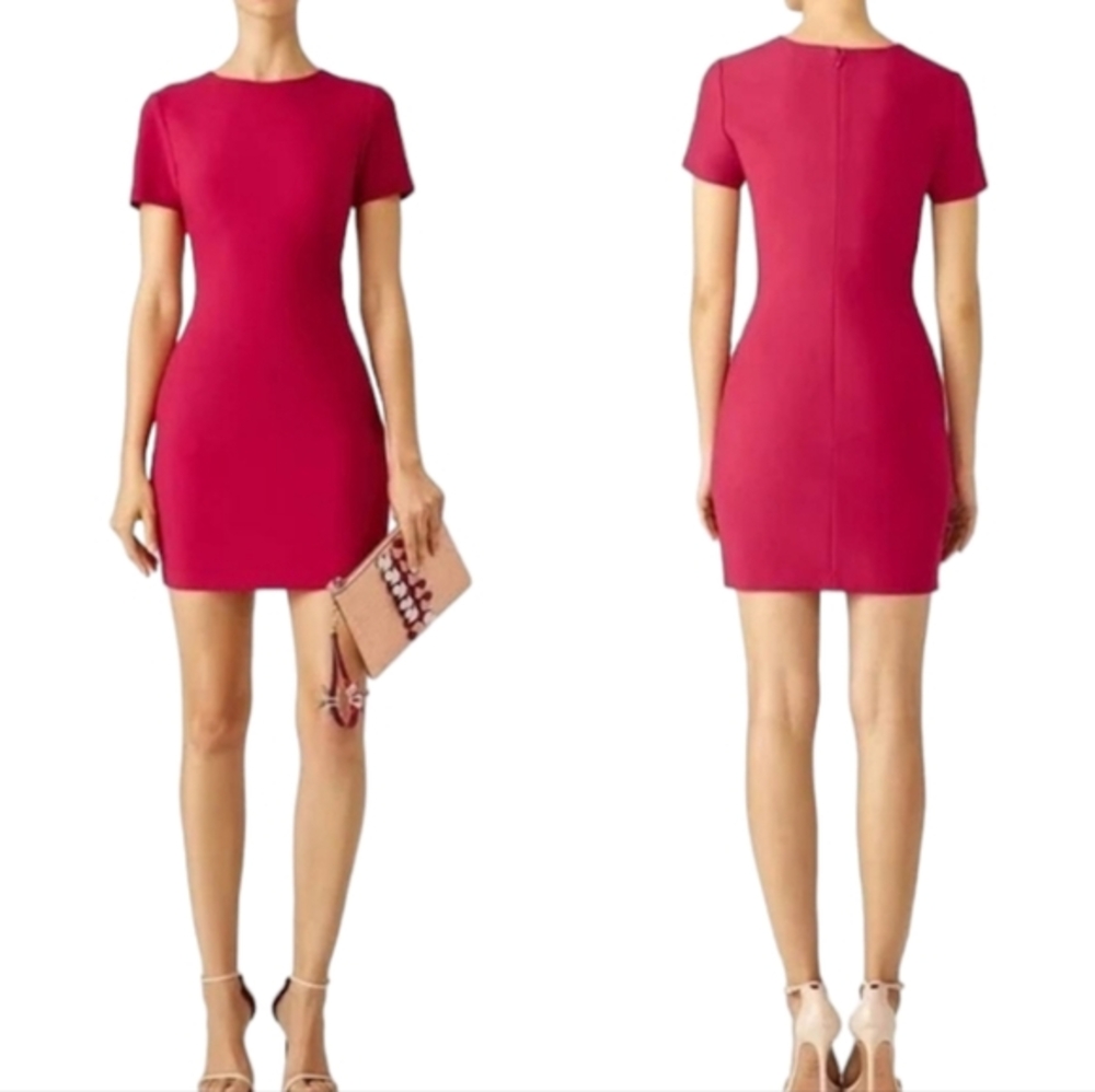 LIKELY "Manhattan Dress"‎ Women Formal Body-Con Slim Fit Cerise PINK Size 8 NEW!